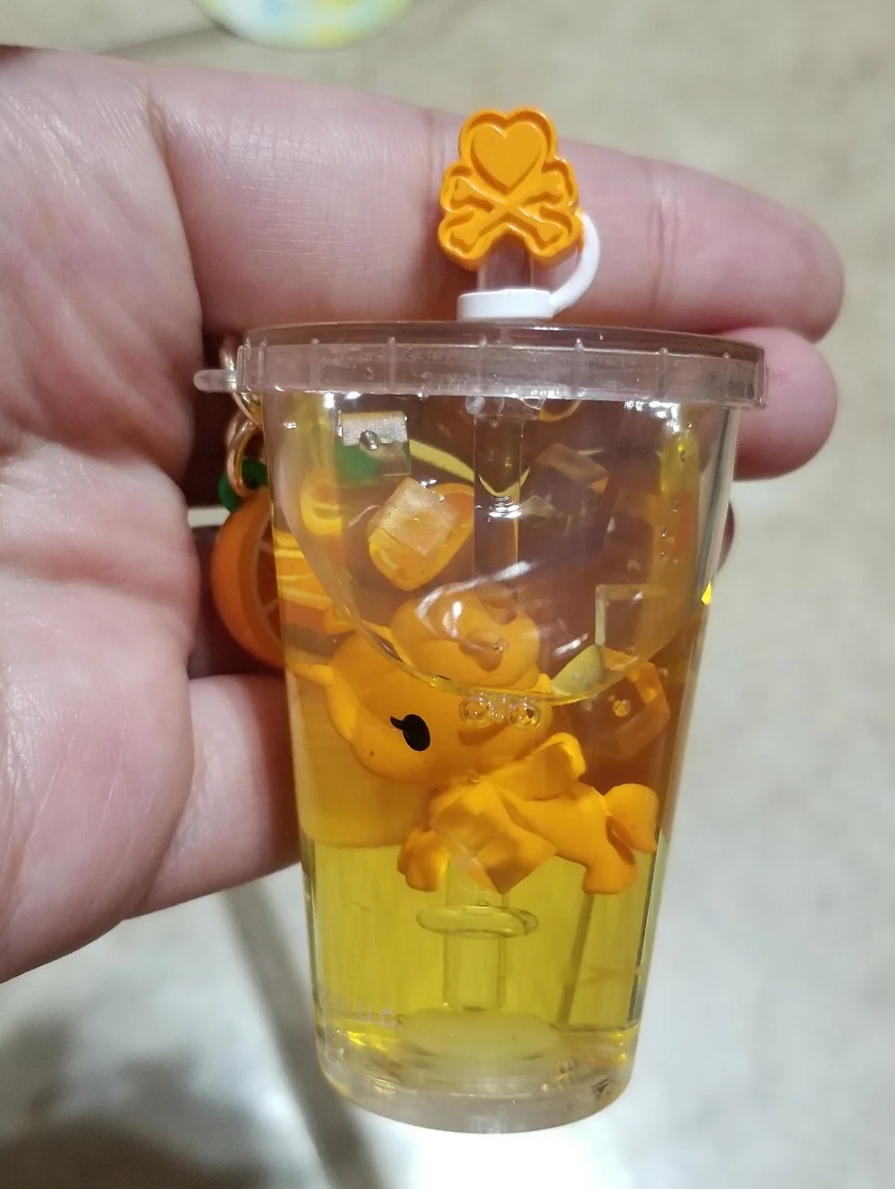 Tokidoki Beverage Besties: Orange Pop Bag Charm
